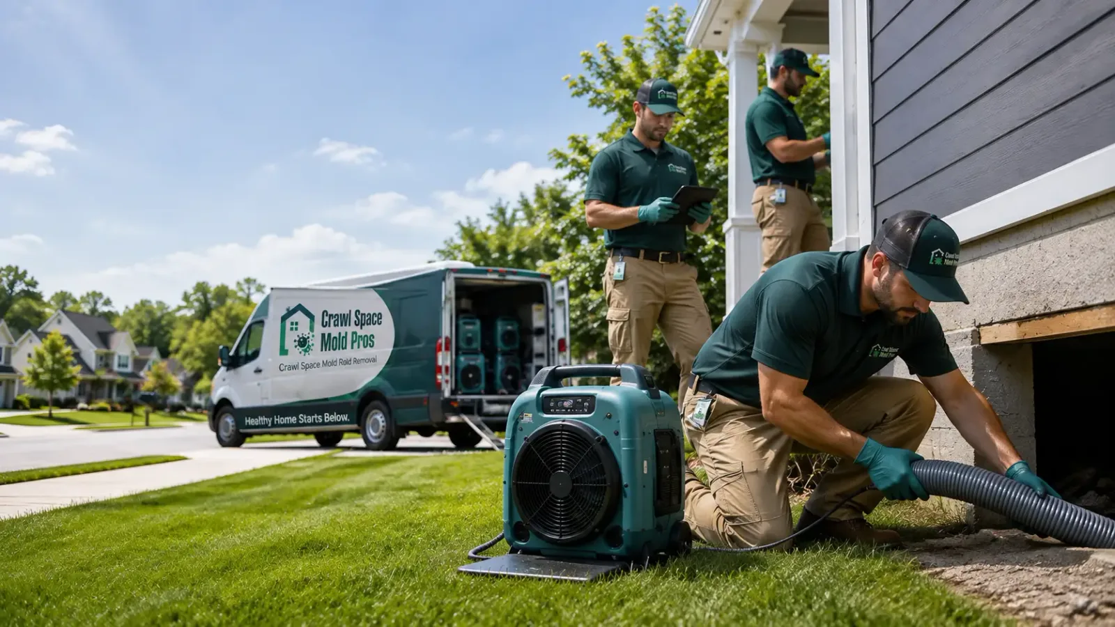 Crawl Space Mold Removal in Baldwin, NY